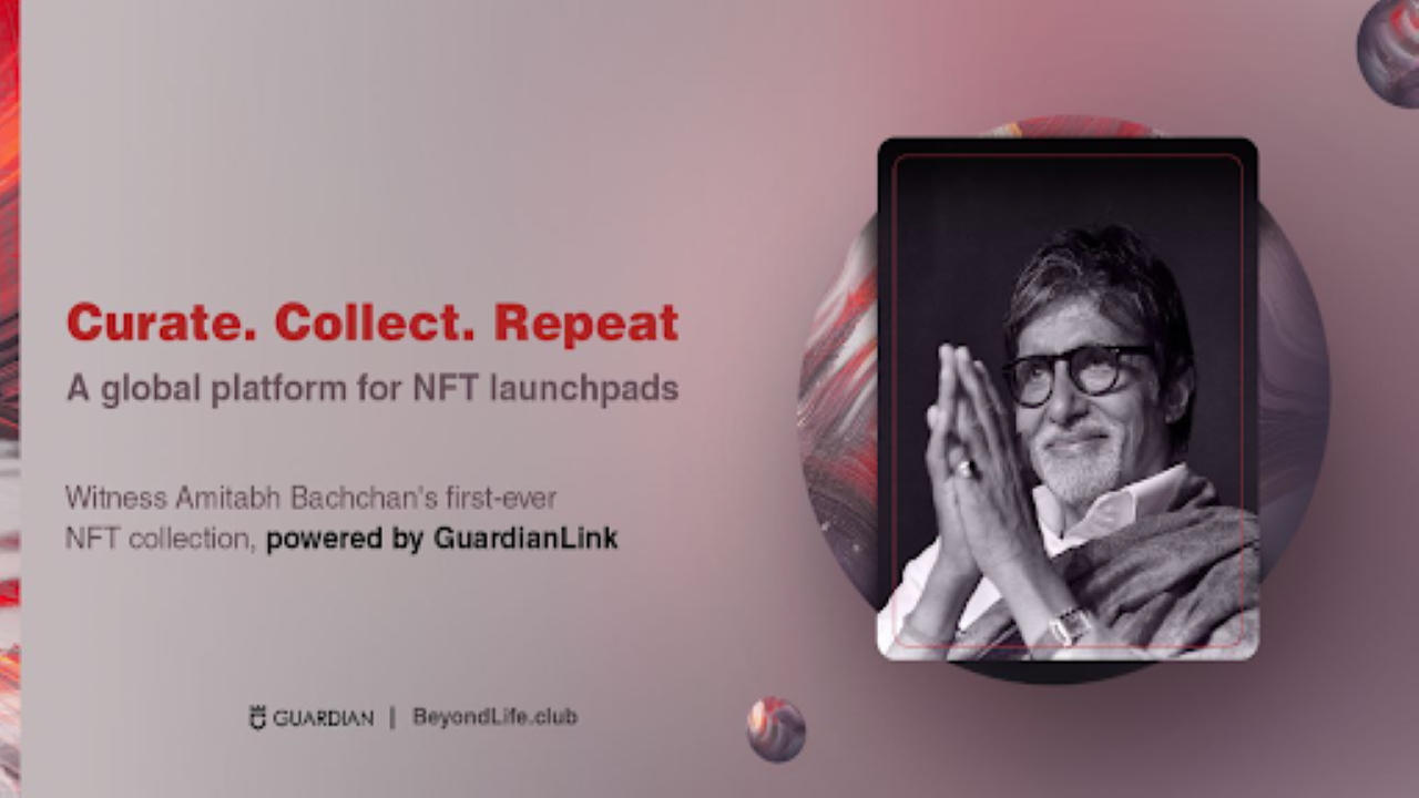 guardian-link-announces-partnership-with-beyondlife-club-launching-amitabh-bachchans-nft-collection